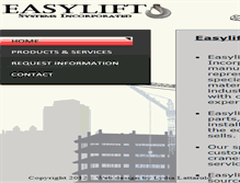 Tablet Screenshot of easyliftmaterialhandling.com